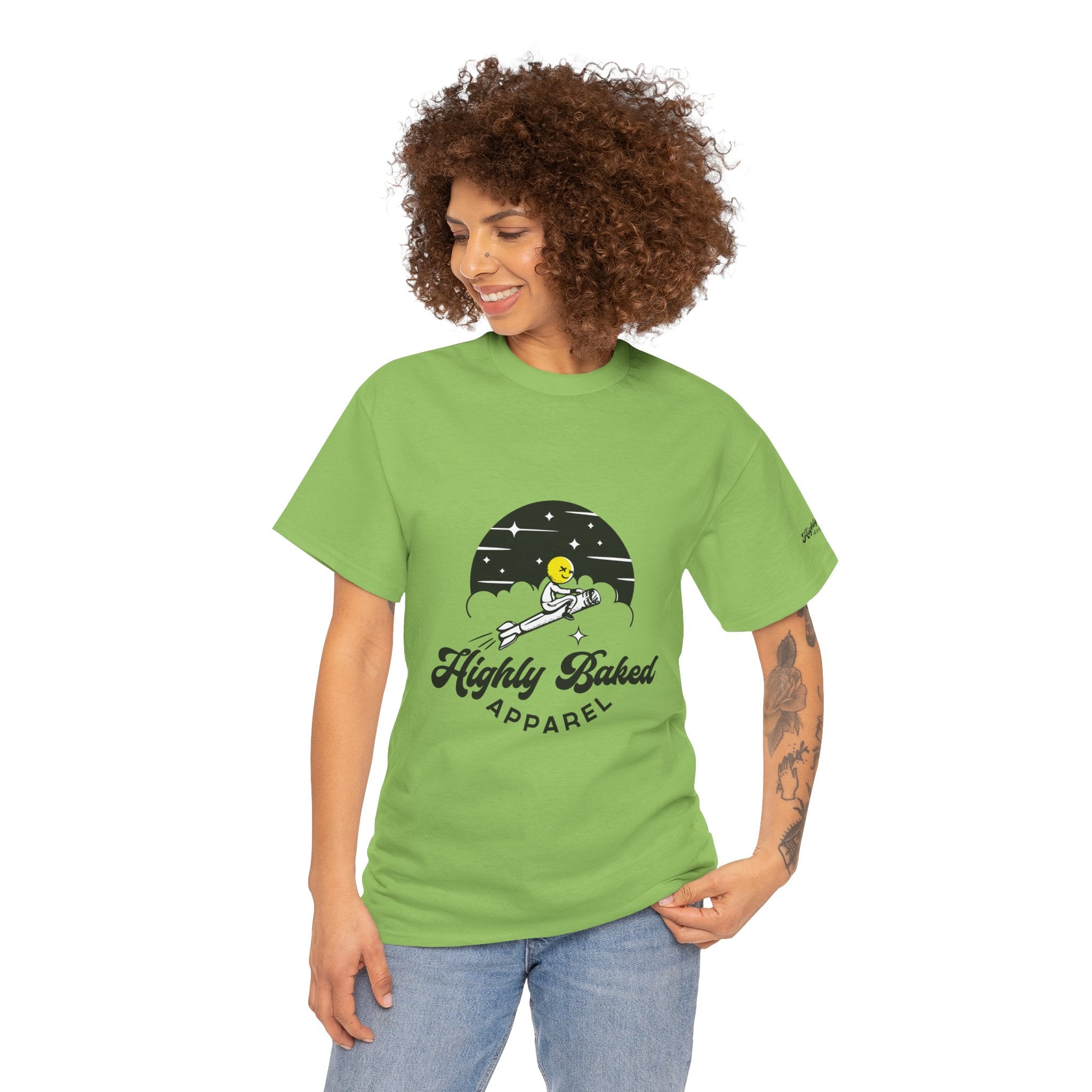Highly Baked Original - Unisex Heavy Cotton Tee (Green)