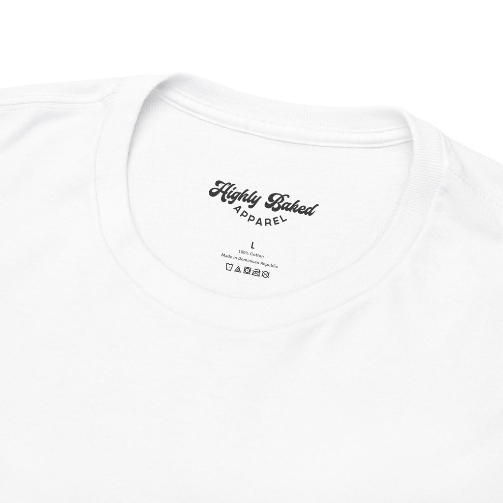 Highly Baked Original - Unisex Heavy Cotton Tee (White)