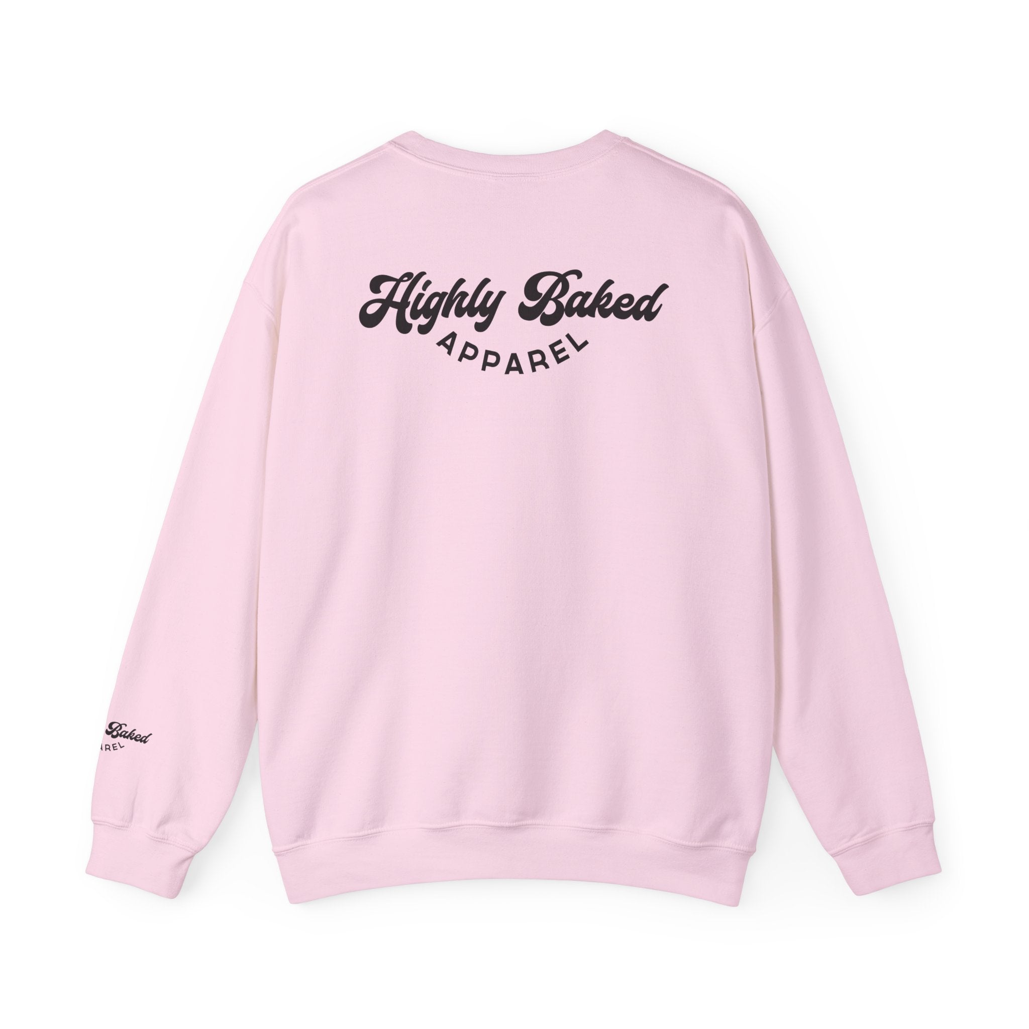 Highly Baked Original - Unisex Heavy Blend™ Crewneck Sweatshirt (Pink)