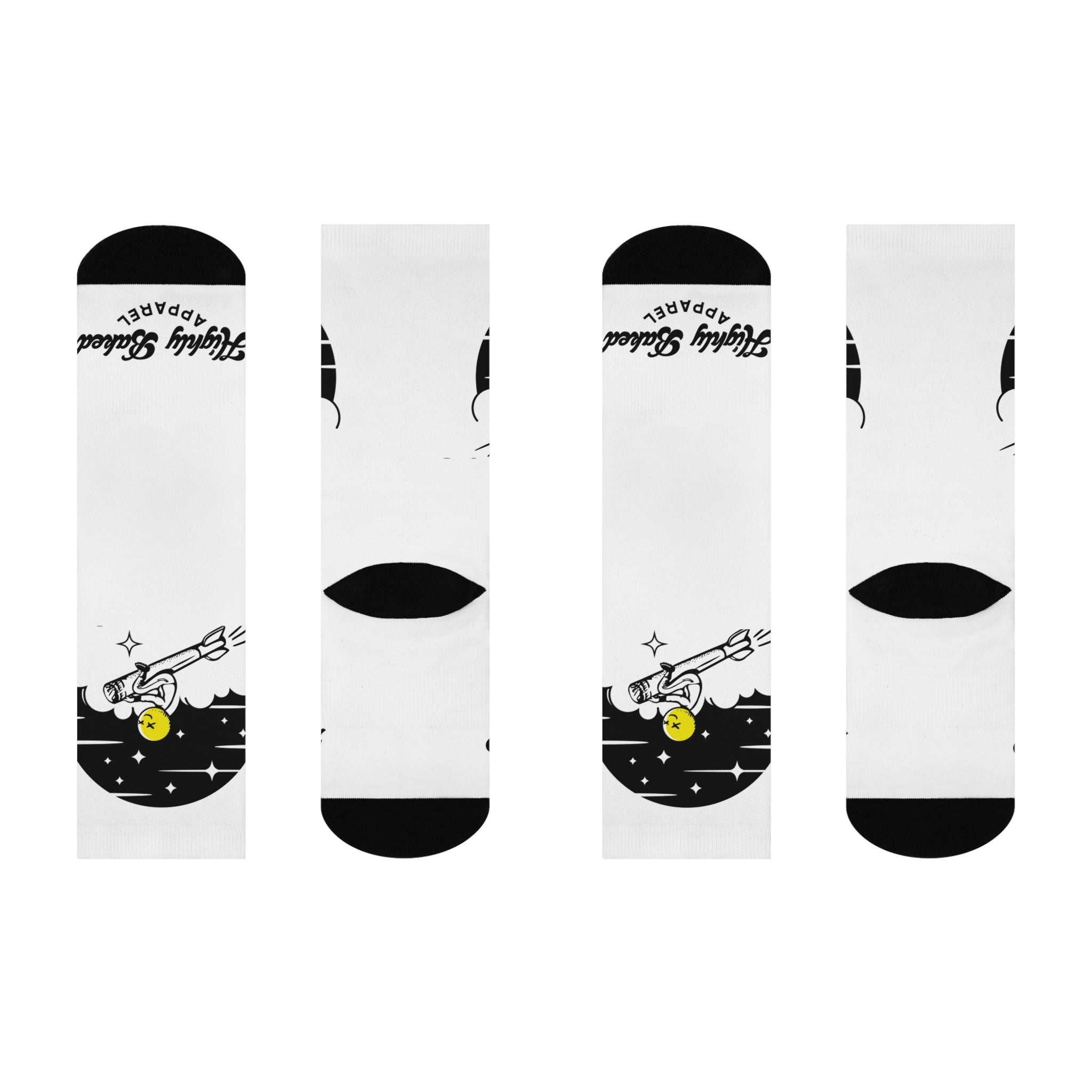 Highly Baked Original - Crew Socks Cozy Clouds