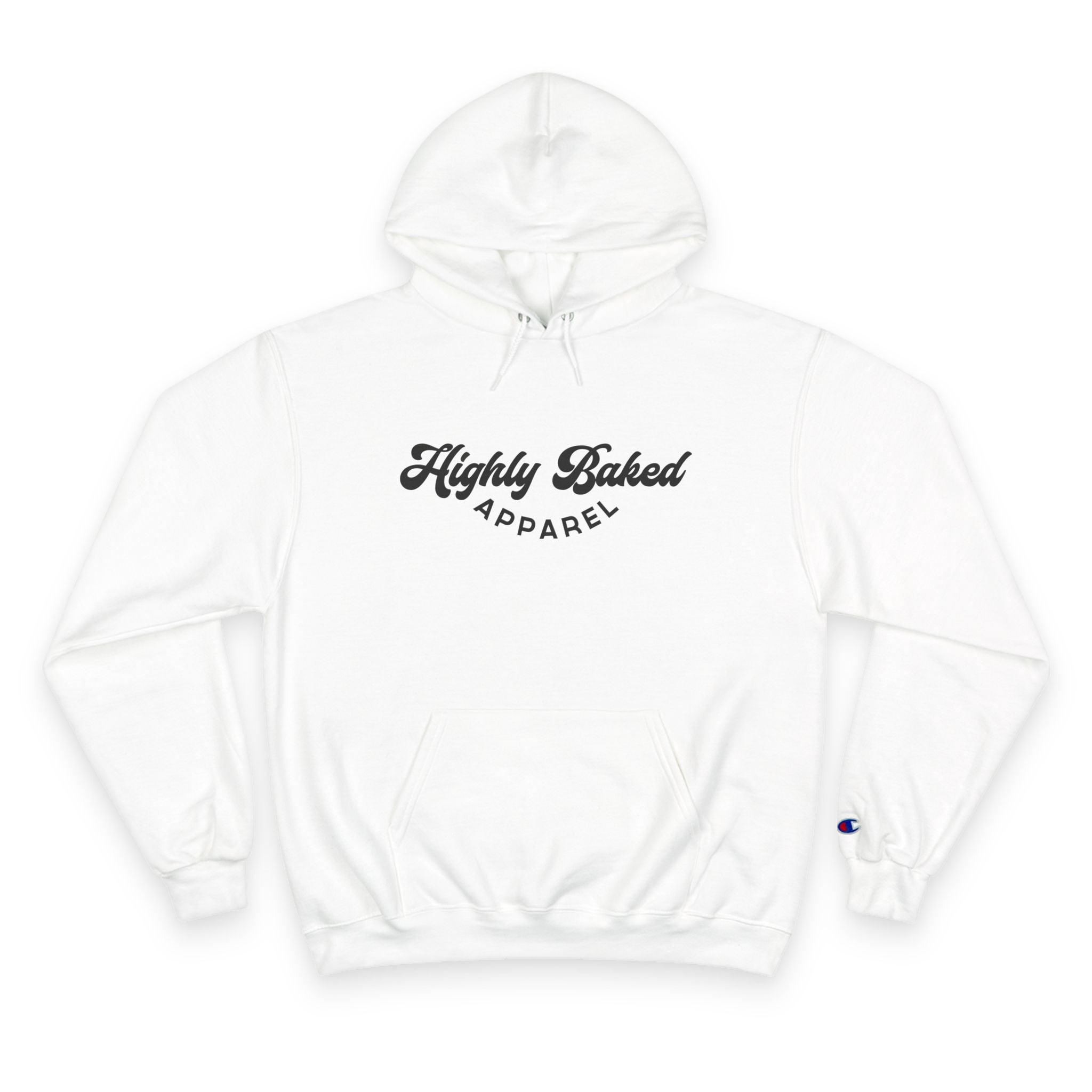 Plain Jane Highly Baked logo Champion Hoodie (White)