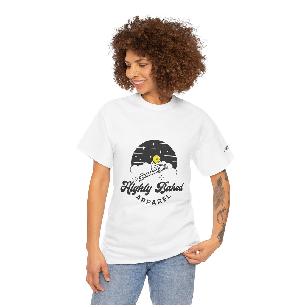 Highly Baked Original - Unisex Heavy Cotton Tee (White)