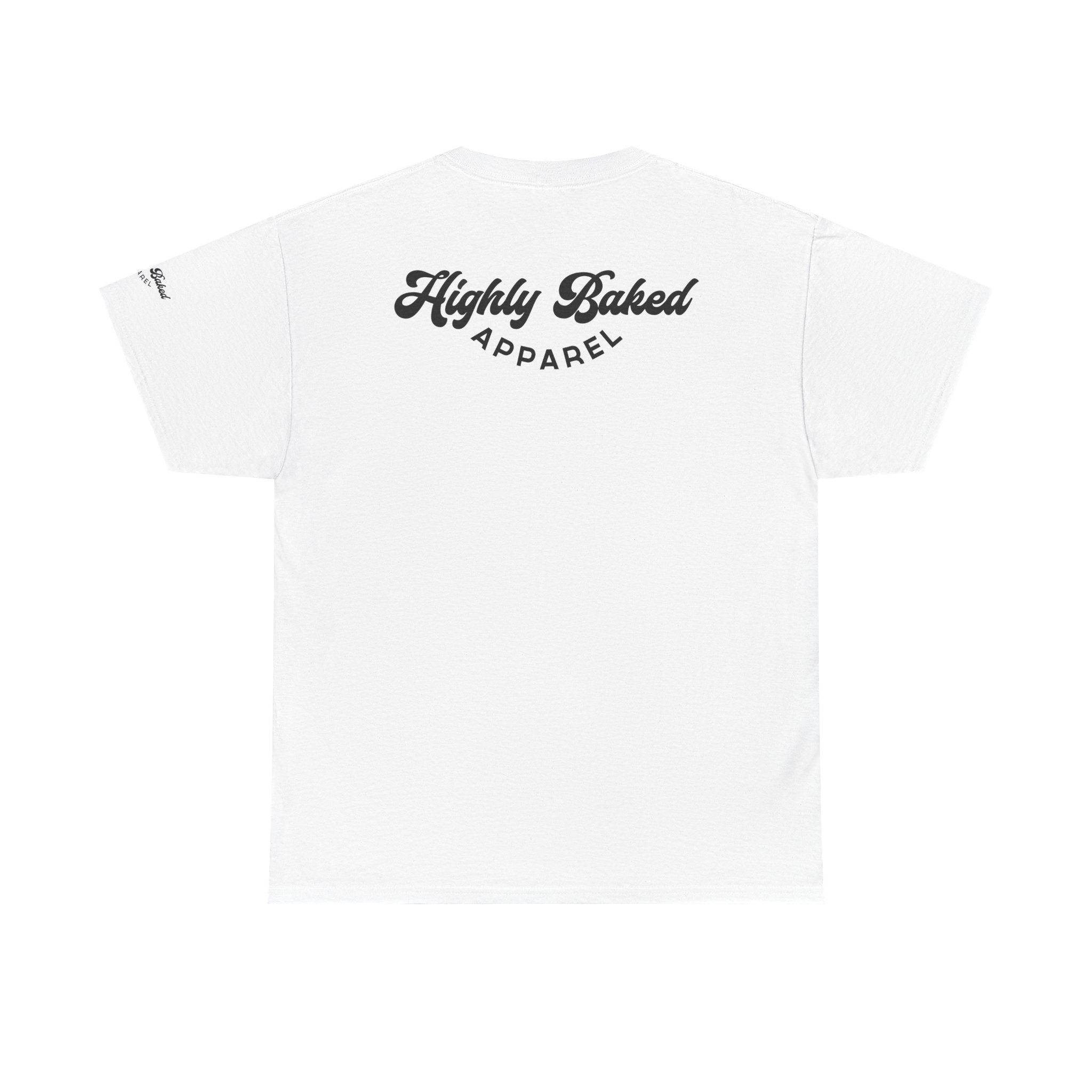 Highly Baked Original - Unisex Heavy Cotton Tee (White)