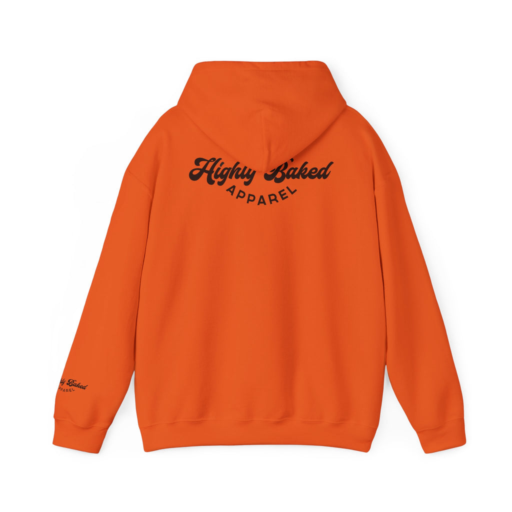Highly Baked Original Unisex Heavy Blend™ Hooded Sweatshirt (Orange)
