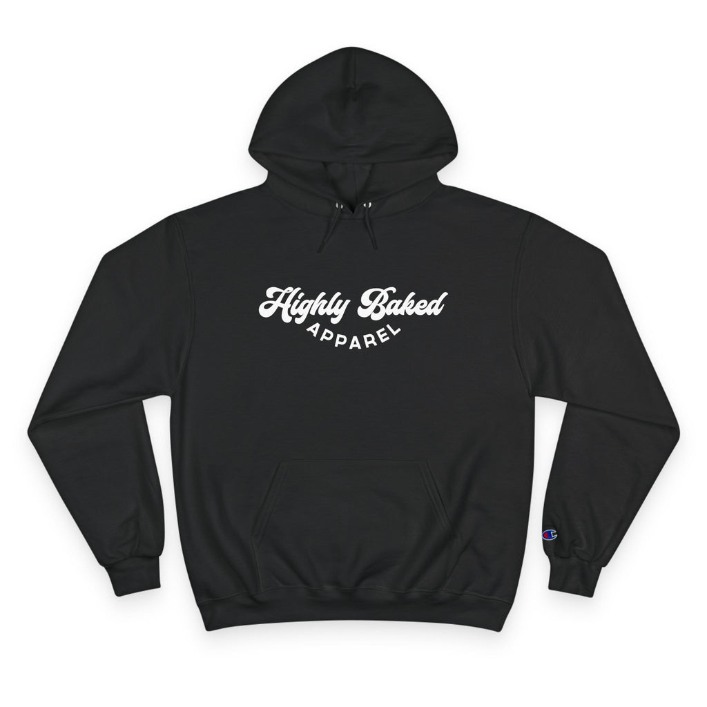 Plain Jane Highly Baked logo Champion Hoodie (Black)