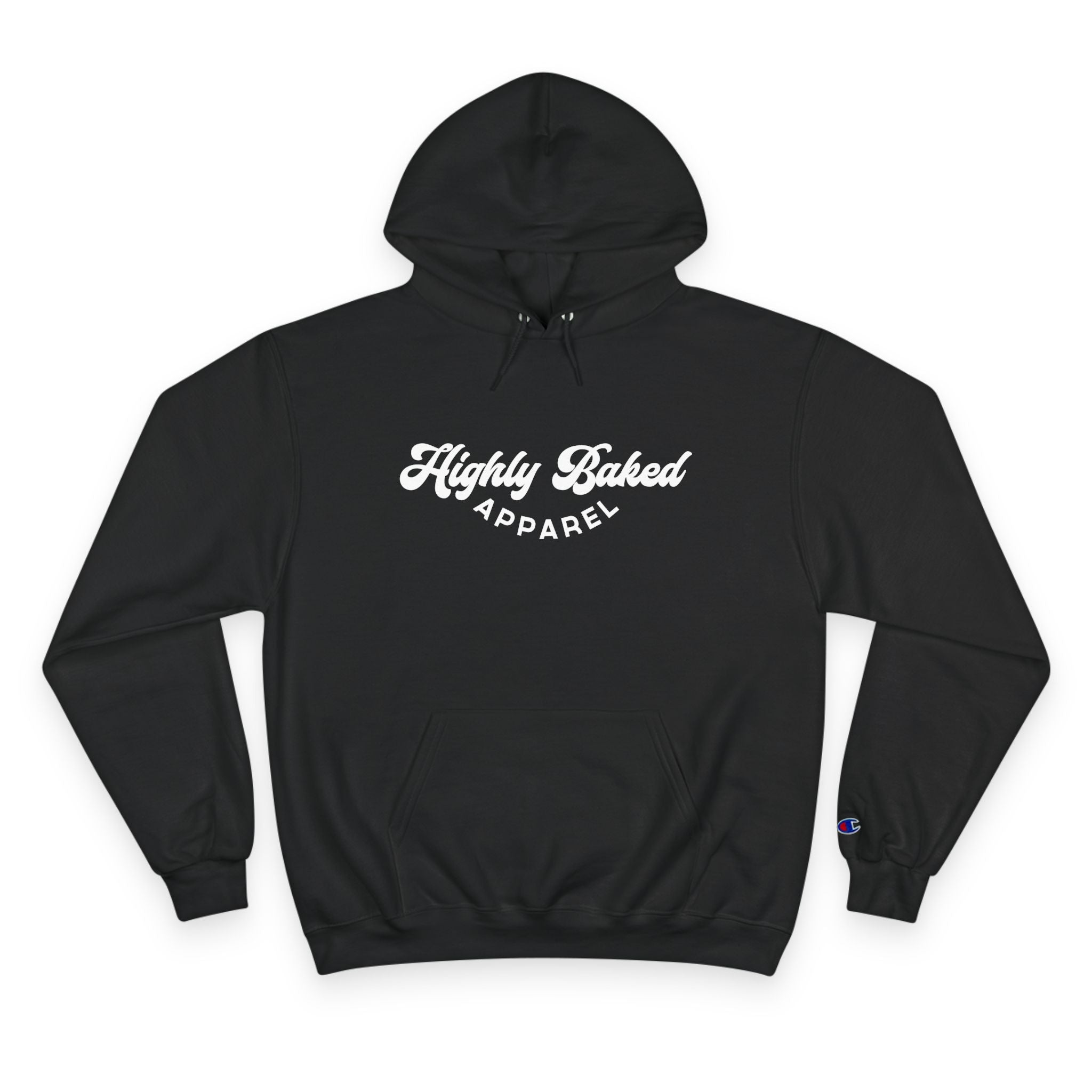 Plain Jane Highly Baked logo Champion Hoodie (Black)